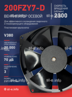 Вентилятор  200FZY7-D  - st-e.info - Каменск-Уральский