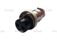 Розетка кабельная GX16-2 - st-e.info - Каменск-Уральский