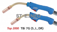 Сварочная горелка для полуавтомата TBi 7G-DR-blue-ESG, сменный поворотный корпус, длина 3 метра - st-e.info - Каменск-Уральский