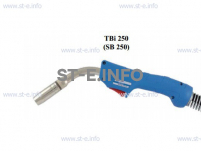 Горелка для полуавтоматической сварки TBi 250-blue-ESG, длина 4 метра - st-e.info - Каменск-Уральский
