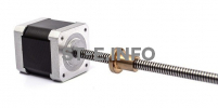 Шаговый двигатель 42HSL48-1204JA08-E150 (Tr8*8) - st-e.info - Каменск-Уральский