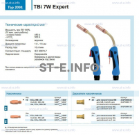Горелка для полуавтоматической сварки TBi  7W Expert, длина 4 m. - st-e.info - Каменск-Уральский
