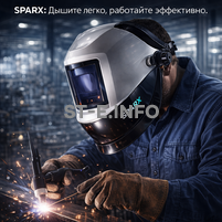 Маска сварщика Sparx с устройством подачи воздуха - st-e.info - Каменск-Уральский