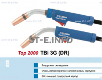 Горелка для полуавтоматической сварки TBi 3G-blue-ESG, с поворотным корпусом, длина 3 метра - st-e.info - Каменск-Уральский