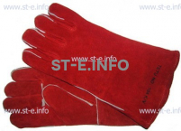 Перчатки-краги сварщика TETU 104 KEVLAR RED - st-e.info - Каменск-Уральский