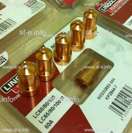 Сопло контактное для плазмотрона LC65/80/100 50A арт. W03X0893-33A - st-e.info - Каменск-Уральский