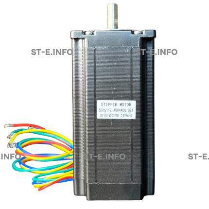 Двухфазный шаговый двигатель 57HS112-4004А08-D21 вал 8,0 мм - st-e.info - Каменск-Уральский