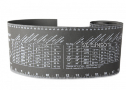 Лента для разметки труб 128mm*2740mm - st-e.info - Каменск-Уральский